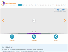 Tablet Screenshot of epicinfotech.com